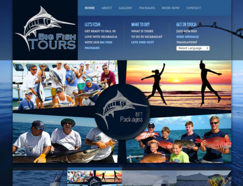 INAUGURAMOS EL SITIO WEB DE BIG FISH TOURS